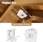 Ceiling Fan Mount Bracket For Sloped Ceilings 14 5 Cubic Inches 80   Angles white