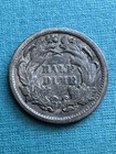 1871 H10c Seated Liberty Half Dime   Silver Coin   F 