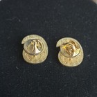 Gold Tone Number 6 Star Men s Metal Cufflinks Pair  Numbers Theme