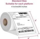 250 Pack Of 4 x6  Thermal Shipping Labels - Compatible Label Roll