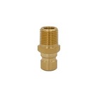 Quick Disconnect Mold Coolant Plug 1 4    Body X 1 8    Male Npt Brass