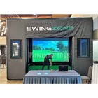 Air Sealed Portable Outdoor Inflatable Golf Simulator Tent Inflatable Golf Field