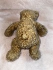 Teddy Bear Brown Swirly Fur 10 Inch Plush No Tag Long Round Snout Big Nose