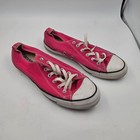 Converse Chuck Taylor All Star Low Top Pink Canvas Sneakers 132298f M 8 W 10 O7