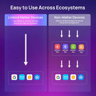 Matter Smart Light Bulb  Wifi Smart Bulbs  Work With Apple Home  Siri  Alexa  Go