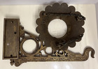 Antique Pharmacy Cast Iron Ornate Drugstore Show Globe Bracket Hook Holder