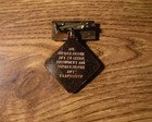 Ddr German Learn To Work And Live Socialistically Badge  m85 