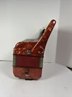 Vintage Universal Accordion Red Made In Italy Works Read