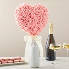 100 Pack Pink Artificial Flowers  Bulk Stemless Fake Foam Roses  3 In