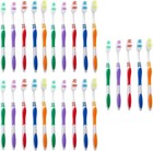 Bulk Toothbrush Pack With Covers    Quality Individually Wrapped Colorful Too   