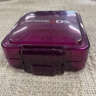 Nintendo Ds 3ds Hard Plastic Purple Square 16 Game Cartridge Carrying Case 