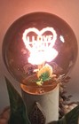 Vintage 1940 s Aerolux Flowery   I Love You   Light Bulb - F s