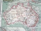 1910 Map Of Pacific Oceania Australia New Zealand Hawaii New Caledonia Guam