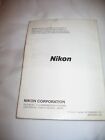 Nikon Cool Pix 885 Digital Camera User Guide Instruction Manual