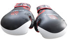 Sanabul Essential Gel Boxing Kickbox Gloves 16 Oz Red white black Slightly Used