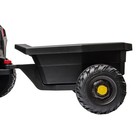 12v Kids Ride On Car Truck Trailer - Remote Control  Spring Suspension  Led Ligh