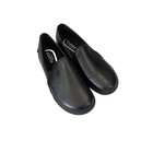 Klogs Women s Black Leather Slip Resistant Padma Work Clogs Size 7 5 Medium