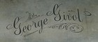 Rare Sterling Silver Cigarette Case George Givot Comedian   Actor  From Adelaide
