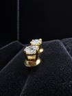 14k Yellow Gold Lab Diamond Stud Earrings