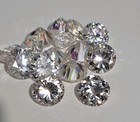 50 Pieces 9 5mm Round Cz s Cubic Zirconia Loose Stones