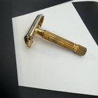 Vintage Gillette Aristocrat Gold 1940 s Double Edge Tto Safety Razor See Details