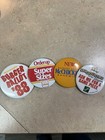Vintage Lot Of 6 Mcdonald   s Pin Back Buttons