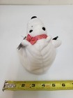 1997 Coca Cola Polar Bear Bean Bag Plush With Pink Bow  110