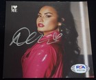 Demi Lovato  i Love Me  Camp Rock Star Signed Cd Cover Auto W  heart Sketch  Psa