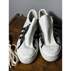 Vtg 60s Converse Chuck Taylor Canvas Sneakers Made In Usa Size 1 5 Rare 3 Stripe