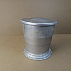 Vintage Aluminum Collapsible Cup Collectible Travel Hiking Camping Sports