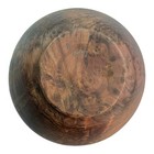 Curly Grain Redwood Burl Bowl Hand Turned Number 1097 Small Northern California