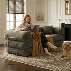 Folding Convertible Sofa Bed pull Out Bed Futon Sleeper Sofa Boneless Noassembly