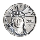 American Platinum Eagle 1 10 Oz  10 - Ngc Ms70 Random Date And Label