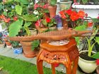 Papua New Guinea Crocodile Wood Tiki Tooth Carving Vtg Pacific Tribal Art Statue