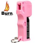 2 Pack Burn Pepper Spray For Self Defense Security Police Strength - 1 2oz Pink