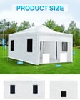 Waterproof Paint Booth 20x13x11ft Portable Spray Booth For Cars Auto Painting