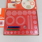 Vintage 60s Original 1967 Kenner s Spirograph Red Tray Version All Wheels  2821