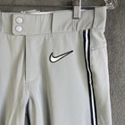 Nike Softball Pants Woman   s Sz Small Gray Vented College Fit 2 3 Length