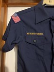 Cub Scout Boy Scouts Bsa Uniform Shirt Youth Medium Short Sleeve Pa Patch Dutch