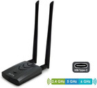 Alfa Network Awus036axml 802 11axe Wifi 6e Usb 3 0 Adapter Axe3000  Tri Band 6 G