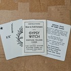 Vintage Fortune Telling Playing Cards Gypsy Witch Box And Instructions Complete