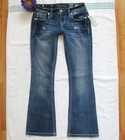 Miss Me Womens Denim Jeans Size 26 Signature Boot Cut New