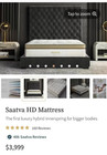 Saatva Hd King  15 5  Mattress Medium Firm New Clearance Fast Ship  3 6k Msrp