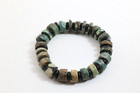 Share Ancient Tibetan Turquoise Bracelet 29g Old Patina  Deep Color Protective A