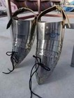 Medieval Leg Armor Steel Warrior Larp Greaves Knight Armor Sabatons Cosplay Sca