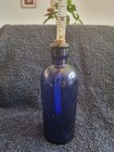 Nice 6 5 Inch Cobalt Blue Victorian Bottle