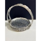 Continental Silver Co Wild Rose Brilliantone Aluminum Coaster Set 1001 Vintage