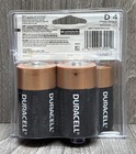 Lot Of 2 Duracell 1 5v Coppertop Alkaline D Batteries  4 Packs  8 Batteries  New