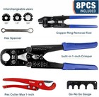 Icrimp F1807 Copper Ring Crimping Tool Kit For Pex Pipe