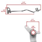 Celox Forged Rear Brake Pedal Lever For Yamaha Banshee 350 Yfz350 1987-2006